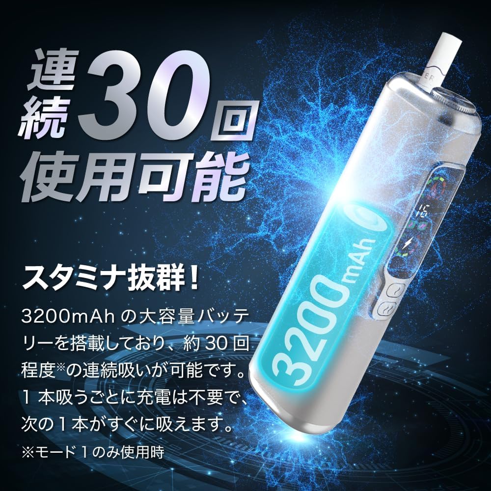 【預售】二回機HITASTE F2 雙吸裝置多功能加熱機|單支可吸兩次 |3200mAh 強勁電量:圖片 8